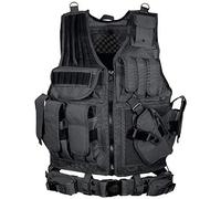 UTG Taktische Weste 547 Law Enforcement - Chaleco táctico de Airsoft, Color Negro, Talla Talla única