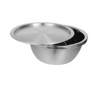 UTHCLO 1 juego Bol Mezclador Inoxidable con Tapa para Cocina Ensaladera Multifuncional para Huevos Ingredientes y Servir Ensaladas