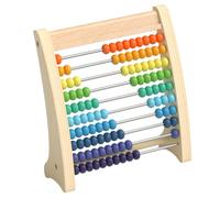 UTHCLO 1 juego Cálculo Infantil de Madera con Bolas Coloridas Educativo para Herramienta de Enseñanza Matemática Desarrollo de Habilidades y Coordinación Manual