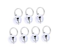 UTHCLO 10 Piezas Campanillas Metálicas para Collar de Mascotas Accesorio Colgante para Gato y Perro Decoración Segura y Duradera