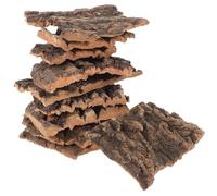 UTHCLO 10 Piezas Corteza Natural Color Claro para Terrarios Plataforma de Escalada Segura para Reptiles Decoración de Paisaje para Terrarios Pequeños Textura Dura y Duradera