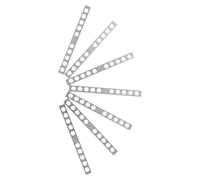 UTHCLO 10 Piezas Cuñas Metálicas para Pastillas de Guitarra de 6 Cuerdas, Barra Espaciadora de Metal de 10 Piezas, Almohadilla Estabilizadora 10 Orificios y Ancho de 5,2 MM para Ajuste