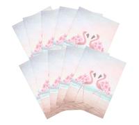 UTHCLO 10 Piezas Papel para Escribir Vintage con Textura Duradera para Notas Poemas y Colores Cálidos y Retro para Escritura y