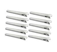 UTHCLO 10 piezas Pinzas para Cerrar Bolsas Alimentos Clips Sellado Acero Inoxidable Multipropósito para Mantener Frescura Cocina y Hogar