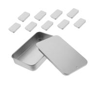 UTHCLO 10 Uds. Contenedor Pequeño De, Cajas De Hojalata, Latas De Con Tapas, Caja De Almacenamiento De Bálsamo De Estaño, Latas Vacías, Soporte Para De Para