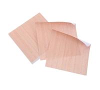 UTHCLO 100 Hojas Notas Adhesivas Madera Resistente Sin Notas Auto-adhesivas para Oficina Escuela y Diseño Natural