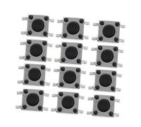 UTHCLO 100 Piezas Kit Surtido Interruptores Botón Táctil Momentáneo Micro para PCB con Alta Precisión y Estructura Sólida para Reemplazo Electrónico