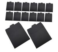 UTHCLO 100 Piezas Sobres de Cartón Negro para Cd Dvd Fundas Ligeras y Duraderas para Almacenamiento y Protección de Unidades para Organización y Transporte