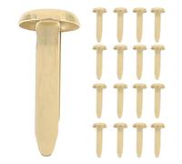 UTHCLO 100 Tachuelas Metálicas Doradas de Hierro Patas Pulidas sin Rebabas para Manualidades y Álbumes de Recortes, Accesorios DIY
