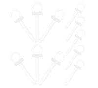 UTHCLO 100 Tapas para Colgantes de Bolas Navideñas Transparentes de Plástico 56X15 CM Accesorios DIY para Adornos y Decoraciones de Árbol de Navidad