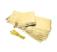 UTHCLO 10piezas Bolsas Obsequio Vino Reutilizables Licor Agradecimiento Navidad San Valentin Bodas Cumpleaños Color Metalico Celofan