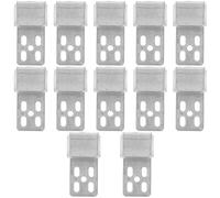 UTHCLO 12 Clips de Resorte para Sofá Cama Accesorios de Muelles para Reparación de Sofás Fijación Silenciosa Plástico Aislante Kit 12 Piezas Reparación Muebles