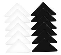 UTHCLO 12 Piezas Cinta Adhesiva Doble Cara para Alfombras Antideslizante Reutilizable y Cortable para Suelo de Baldosas y Tapetes de Sala Fácil de Limpiar y Aplicar