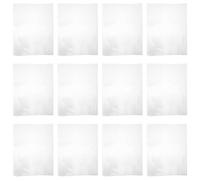 UTHCLO 12 Piezas Cubiertas de Libros Transparentes de Pvc Mate, Resistentes al Agua y Antirreflejo, para Cuadernos y Planificadores Creativos, Ideales para Uso en Oficina y Biblioteca