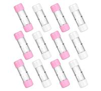 UTHCLO 12 Piezas Estuche para Lentes de Contacto Rgp Compacto y Portátil con Compartimentos Separados y Cierre Hermético Bolsillo para Viaje Almacenamiento Seguro Rosa y