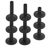 UTHCLO 12 piezas Mangas para Platillos de Batería Fundas de Plástico Resistentes y Antióxido Accesorios para Kit de Batería Repuesto para Platillos