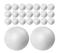 UTHCLO 1500 piezas Bolas de Espuma Sólidas Blancas para Manualidades Esferas de Poliestireno para Decoración Navideña Relleno para Centros y Proyectos DIY