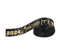 UTHCLO 1rollo Cinta Decorativa para Fiestas De Graduación Cinta De Estampado para Manualidades y Decoración De Eventos Ancha Yardas para Envolver y Decorar Celebraciones