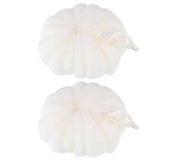 UTHCLO 2 Exfoliantes para Baño en Forma de Pétalos Cuerda Colgante, Material Pe, Exfolia y Reduce Consumo para Ducha