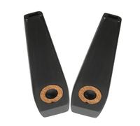 UTHCLO 2 juegos Kazoos de Madera para Adultos Instrumentos Musicales para Principiantes Compactos y Portátiles Conjunto Duradero y Fácil de Usar para Acompañar Guitarra y Otros