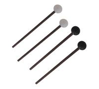 UTHCLO 2 pares Mazas de de Lengua Cabeza de Goma Duradera Accesorios para de Lengua Ligero y Portátil para Práctica y Actuación