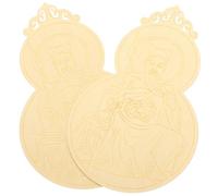 UTHCLO 2 Piezas Amulet Card Year of The Snake Taisui Card Feng Shui Amulet For Wealth and Protection Traditional Chinese Style Portable Lucky Charm