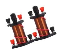 UTHCLO 2 piezas Bobinas Electromagnéticas de Cobre para Experimentos de Física de Solenoides Cilíndricos Compactos para Enseñanza y Laboratorios Educativos