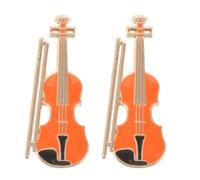 UTHCLO 2 Piezas Broche Diseño Refinado y Brillo Duradero de Violín de Aleación Esmalte Fácil de Usar para Músicos en Eventos de Música de Cámara o Uso Diario