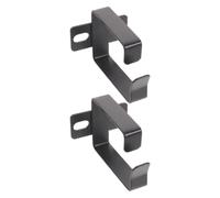 UTHCLO 2 Piezas Canaleta para Cables de Metal Negro con Diseño Modular y Ganchos Verticales para Gestión en Racks de 19 Pulgadas para Estudios de Música