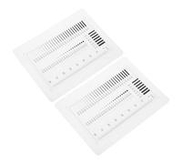 UTHCLO 2 Piezas De Regla De Alta Precisión Regla De Detección De Defectos Herramienta De Medición De Gráficos De Transparencia De Sec De Alta Precisión Herramientas