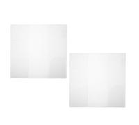 UTHCLO 2 Piezas Funda Protectora para Cuaderno 48k Transparente Pvc 2 Unidades Resistente al Agua para Agenda Hoboweeks, Cubierta Ligera Reutilizable para Material Escolar y Diario