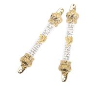 UTHCLO 2 Piezas Mezuzah Metálica para Puerta Diseño Retro con Pergamino Decoración Religiosa Artística para Hogares Fácil Instalación con Regalo Simbólico para Santidad y Bendición