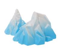 UTHCLO 2 Piezas Miniatura de Iceberg para Acuario Figuritas de Resistentes y Realistas Decoración para Peceras de Agua Dulce y para Acuáticos