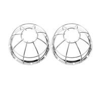 UTHCLO 2 Piezas Protector Metálico para Cabezal de Rociador Suspendido Jaula de Seguridad Anti-explosión para Sensores de Humo Cubierta Protectora Resistente para Techo Hogares y Oficinas