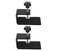 UTHCLO 2 Piezas Soporte de Palanca de Cambios de Hierro Diseño de Abrazadera Ajustable para Escritorio, Compatible Simuladores de Carreras y Juegos de Velocidad