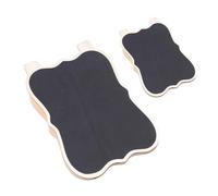 UTHCLO 2 piezas Tablero de Mensajes de Madera de Doble Cara para Mediano y Grande Pizarra para Manualidades Decoración de Fiestas y Restaurantes