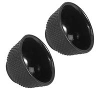 UTHCLO 2 Piezas Taza de Té Hierro Fundido Retro Pequeñas Sin Asa para Ceremonia Kung Fu Estilo Asiático y Robusta para Reuniones Festivas