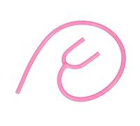 UTHCLO 2 piezas Tubo de Plástico para Estetoscopio Y Extensión de Repuesto Rosa Transmisión de Sonido Precisa para Evaluación Clínica