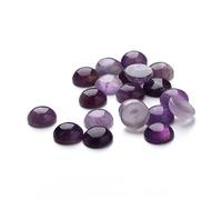 UTHCLO 20 Piezas Crystal Glass Cabochons Flat Back For Jewelry Craft Making DIY Accessories