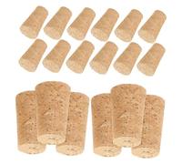 UTHCLO 20 Piezas Tapones de Corcho Cónicos Reutilizables para Botellas de Vino Corchos de Alta Densidad para Almacenamiento Duradero Diseño Elegante para Decoración y Conservación