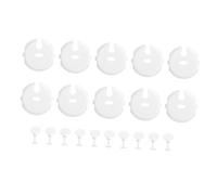 UTHCLO 20 Tapas de Enchufes de Pared en Abs Blanco para Proteger Enchufes Eléctricos y Minimizar Riesgo de Choque Eléctrico en Habitación Infantil
