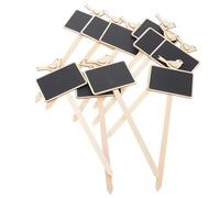 UTHCLO 20 Unidades de Pizarras de Madera Púas Decorativas de Aves y Flores para Macetas y Jardín Tamaño Largo Etiquetas Prácticas para Mensajes y Decoración Natural