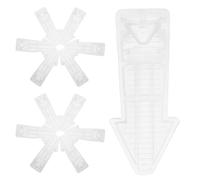 UTHCLO 20 Unidades Tope para Puerta Antiviento de Pvc 8.3x3.5x1.6 Cm Que Ahorra Energía y Mantiene la Temperatura Interior, Adecuado para Hogar y Oficina