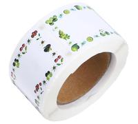 UTHCLO 250 Pegatinas Adhesivas para Poner Nombre Diseño Autoadhesivo en Papel Glassine y Papel Recubierto, Ideales para Escuela y Camping