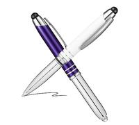 UTHCLO 2piezas Bolígrafo Táctil Multifuncional Linterna y Punta Capacitiva para Pantallas Táctiles para Oficina y Estudio Escritura Suave y Diseño Práctico