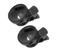 UTHCLO 2piezas Lentes Macro Gran Angular para Teléfono Móvil Kit de Lentes Clip Accesorios para Fotografía Móvil Aplicables a Teléfonos Inteligentes