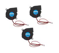 UTHCLO 3 Piezas 5015 Corriente Continua disipador de Calor admirador Cooling Fan Ventilador refrescante Ventilador del radiador Accesorio de Impresora turbina Accesorios soplador cc12v
