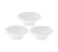 UTHCLO 3 Piezas Tapón de Drenaje del congelador Accesorios para el refrigerador tapón de Drenaje del refrigerador enchufes de Goma Caucho Blanco