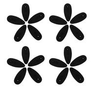 UTHCLO 30 Clips para Alfombrillas de Coche Antideslizantes, Sujetadores Negros de 6,8 Cm para Fijación Segura de Tapetes en Vehículos Suv y Camionetas, Accesorios Resistentes