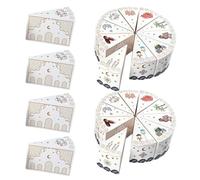 UTHCLO 30 Piezas Cajas de Regalo de Papel Forma de Pastel para Eid Mubarak y Ramadán Cajas Triangulares para Dulces y Detalles de Fiesta Embalaje Festivo para Golosinas y Regalos